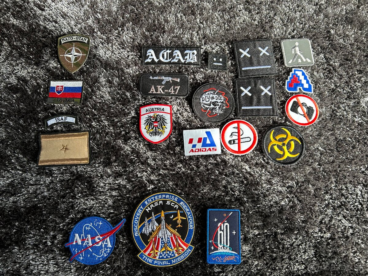 Nášivky NASA, OSSR, a iné