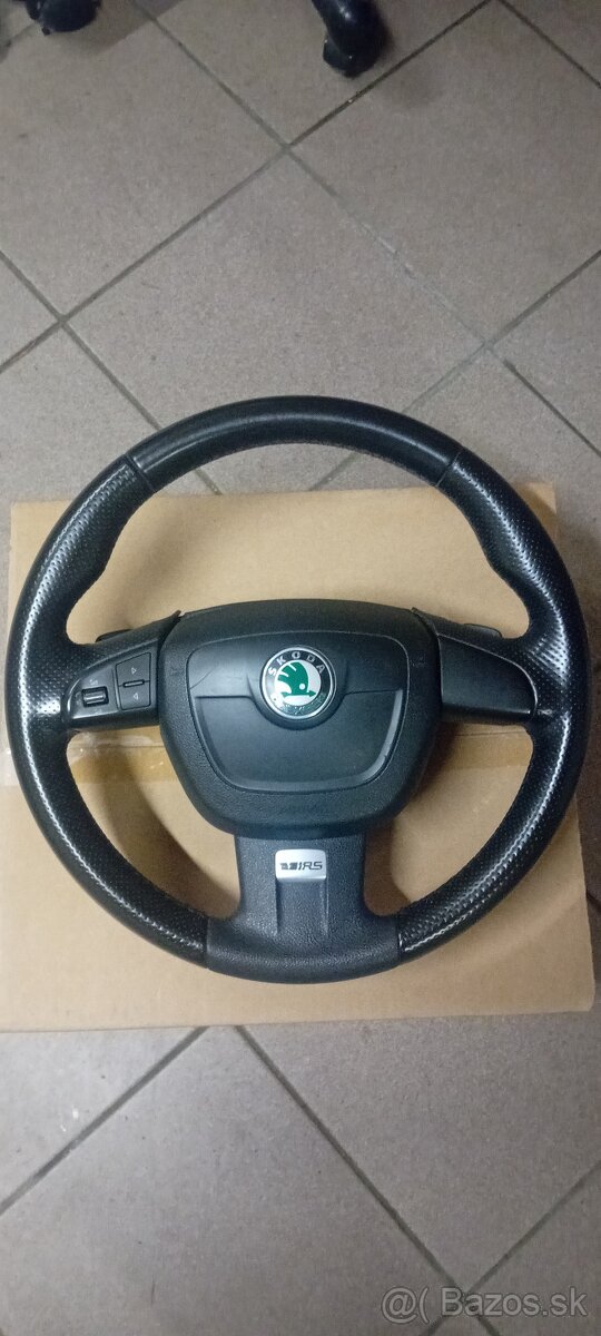 Multifunkčný volant Škoda Fabia 2 RS (5J) DSG + airbag