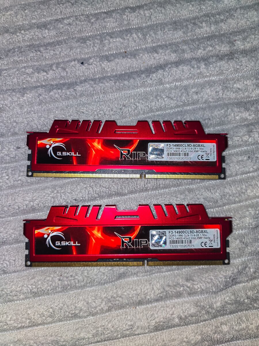 G.Skill DDR3-1866 CL9-10-9 1.50V 8GB (2x4GB)