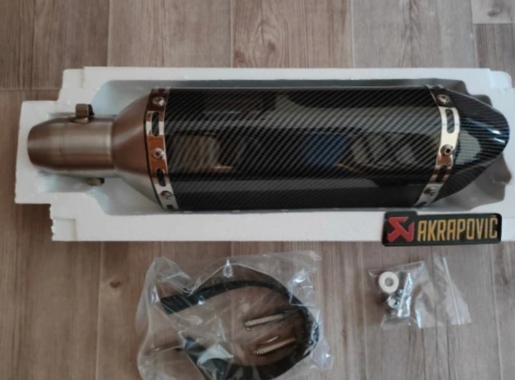 Športový ladený univerzálny moto výfuk + db killer Nový