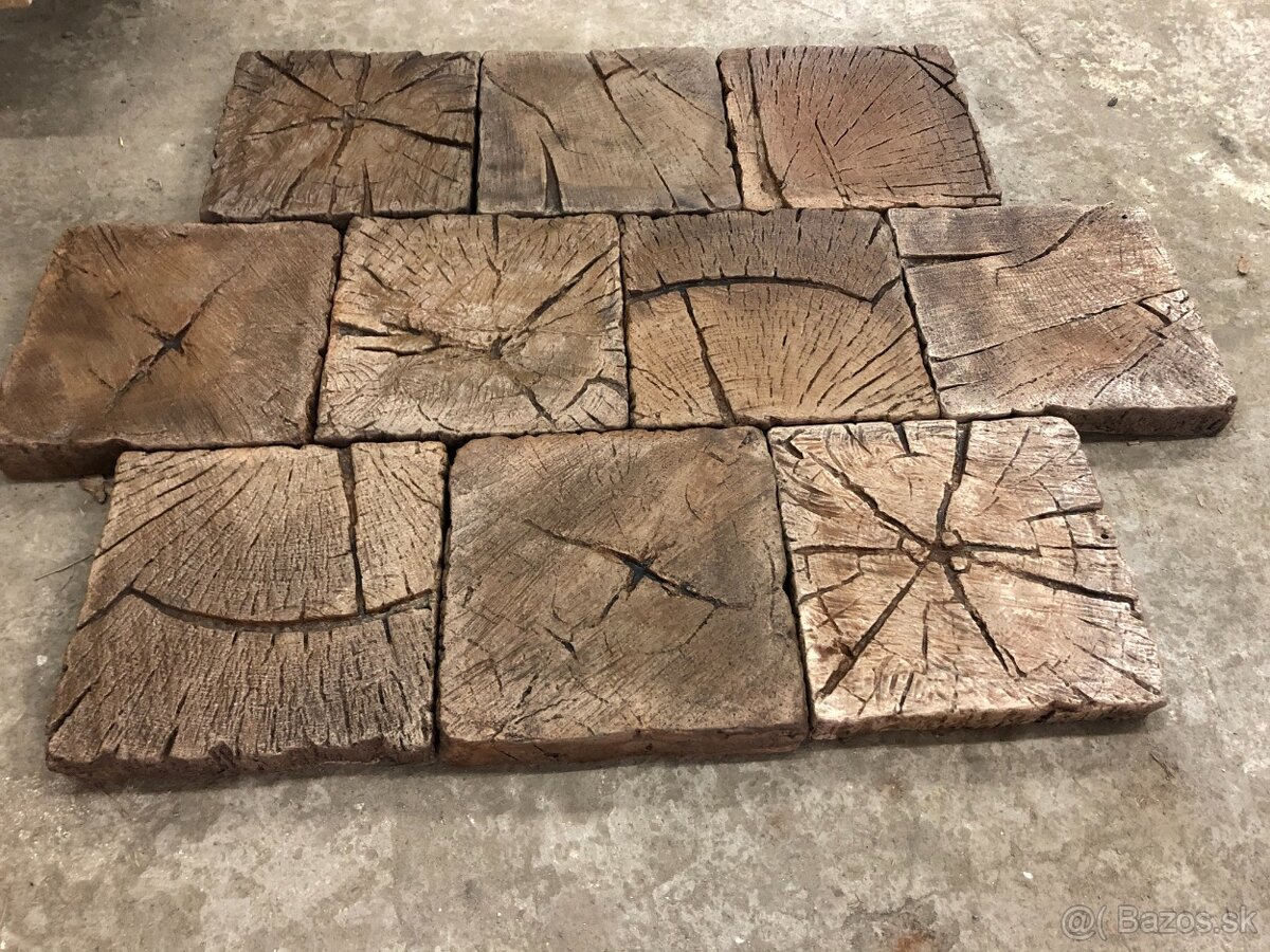 Dlažba imitacia dreva 225x225x40mm