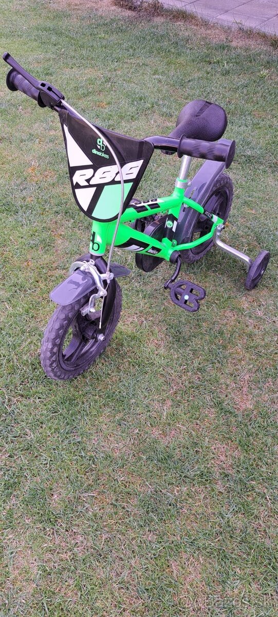 Dino Bikes - Detský bicykel 12" 412UL - zelený 2017