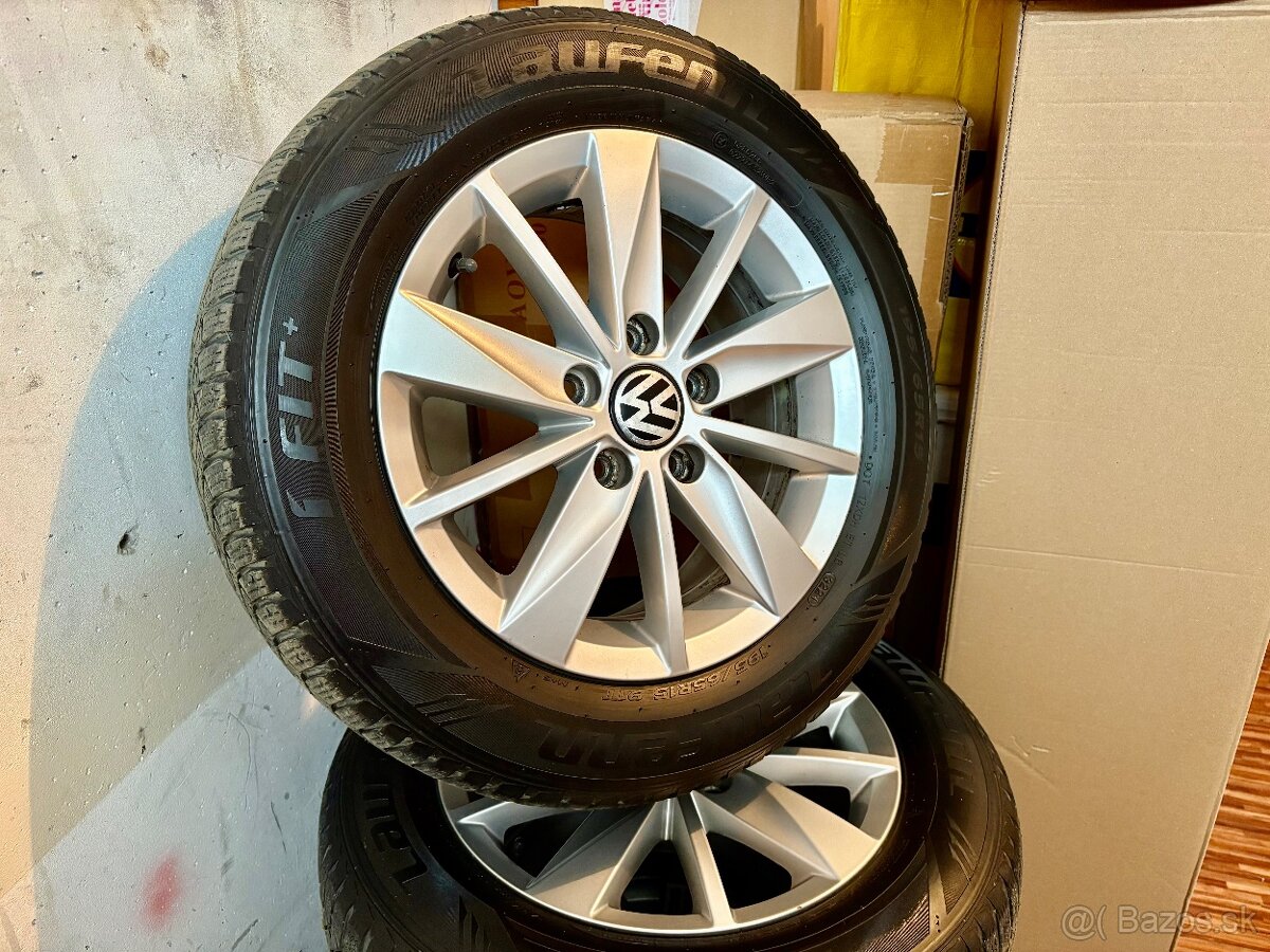 VW GOLF LYON 5X112 R15 6J ET43 + zimne pneu