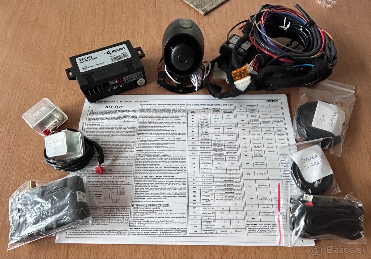 Autoalarm KEETEC TS CAN + GPS SNIPER