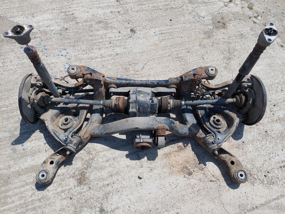 Predám zadná náprava Audi A6 C6 4x4