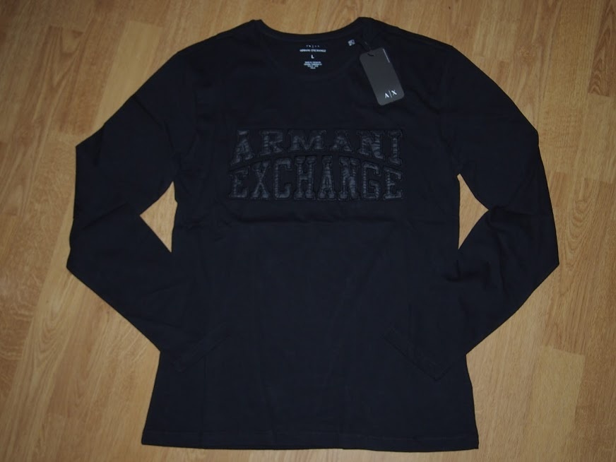 Armani Exchange pánske tričko s dlhým rukávom