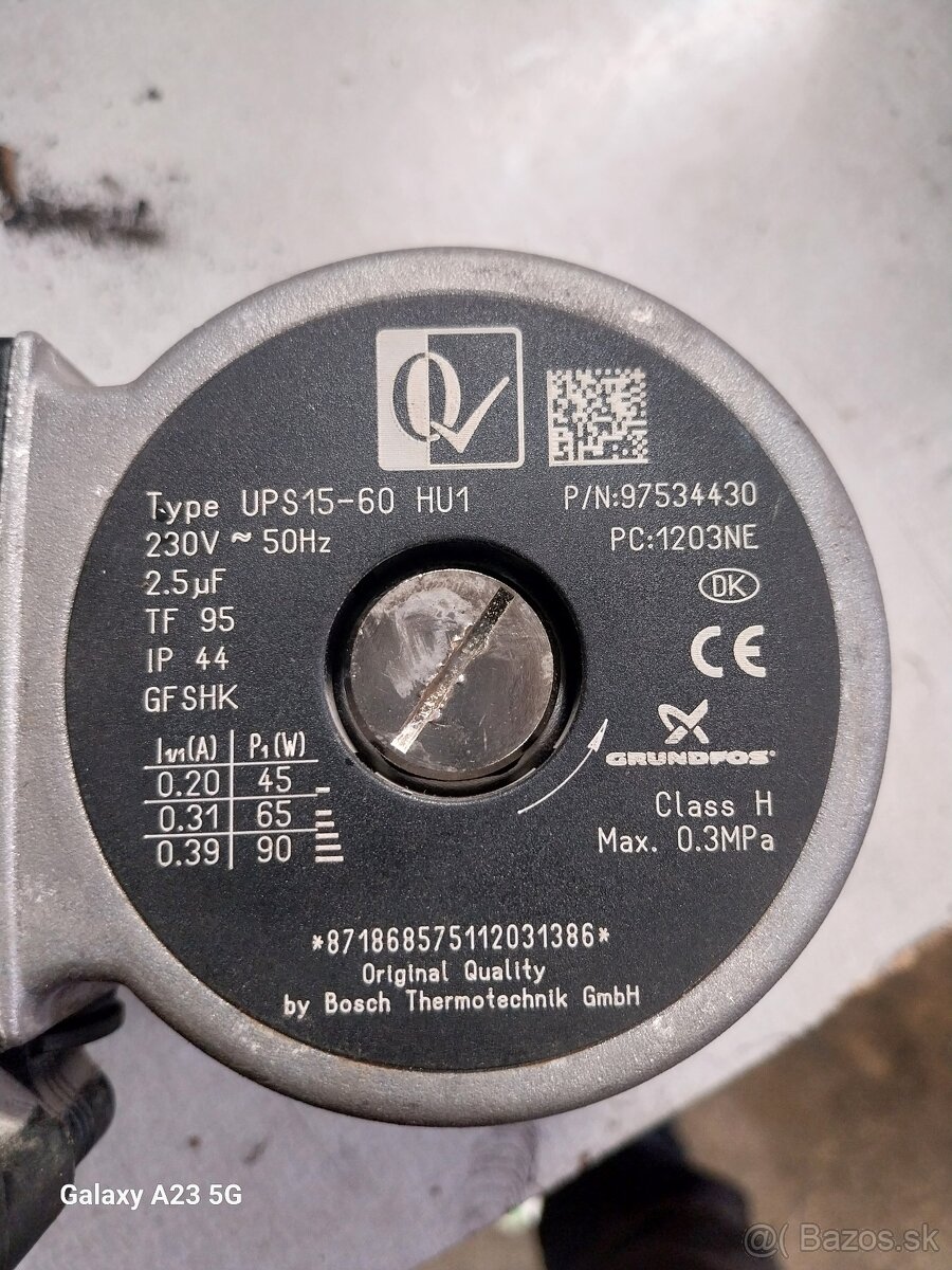 Obehové čerpadlo grunfos