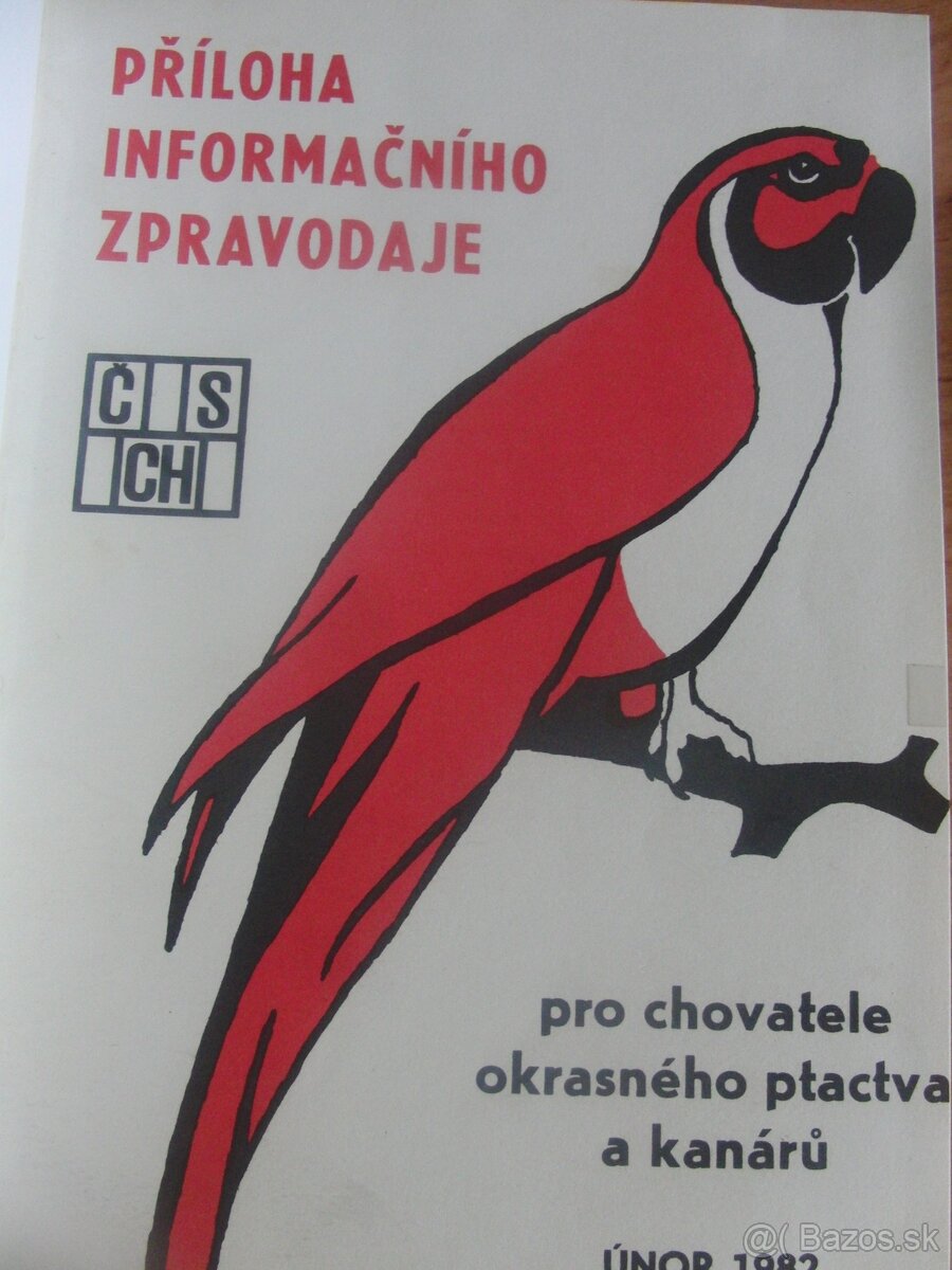 PIZ exotické ptacvo + kanáří 1982-1991 - komplet.