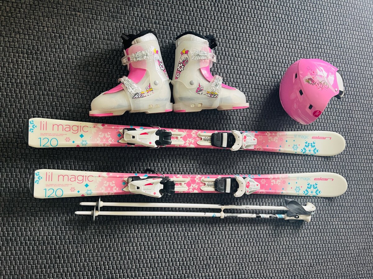 Detské/juniorské lyže Elan Lil magic 120 cm
