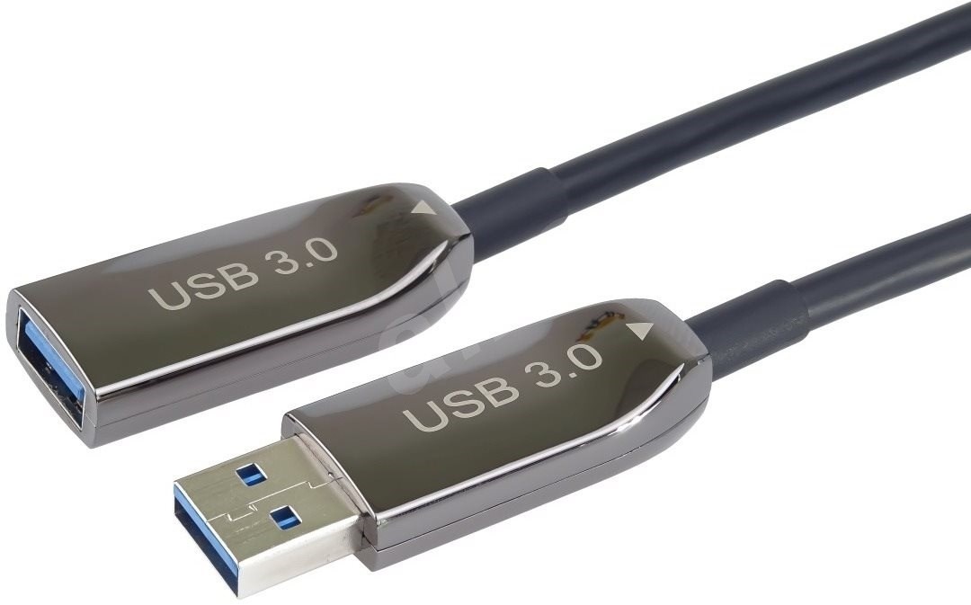 NOVY 20 m PremiumCord USB 3.0 predlžovací optický AOC kábel