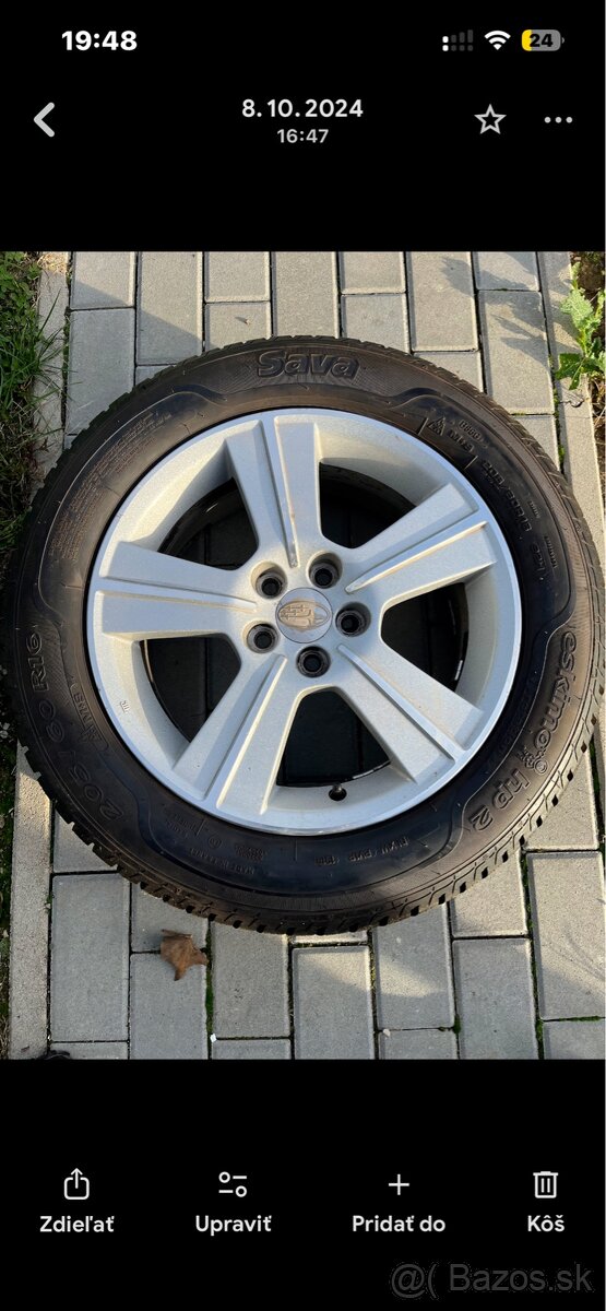 Zliatinové disky a zimné pneumatiky