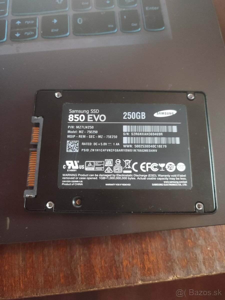 Samsung SSD 850 EVO 250 GB