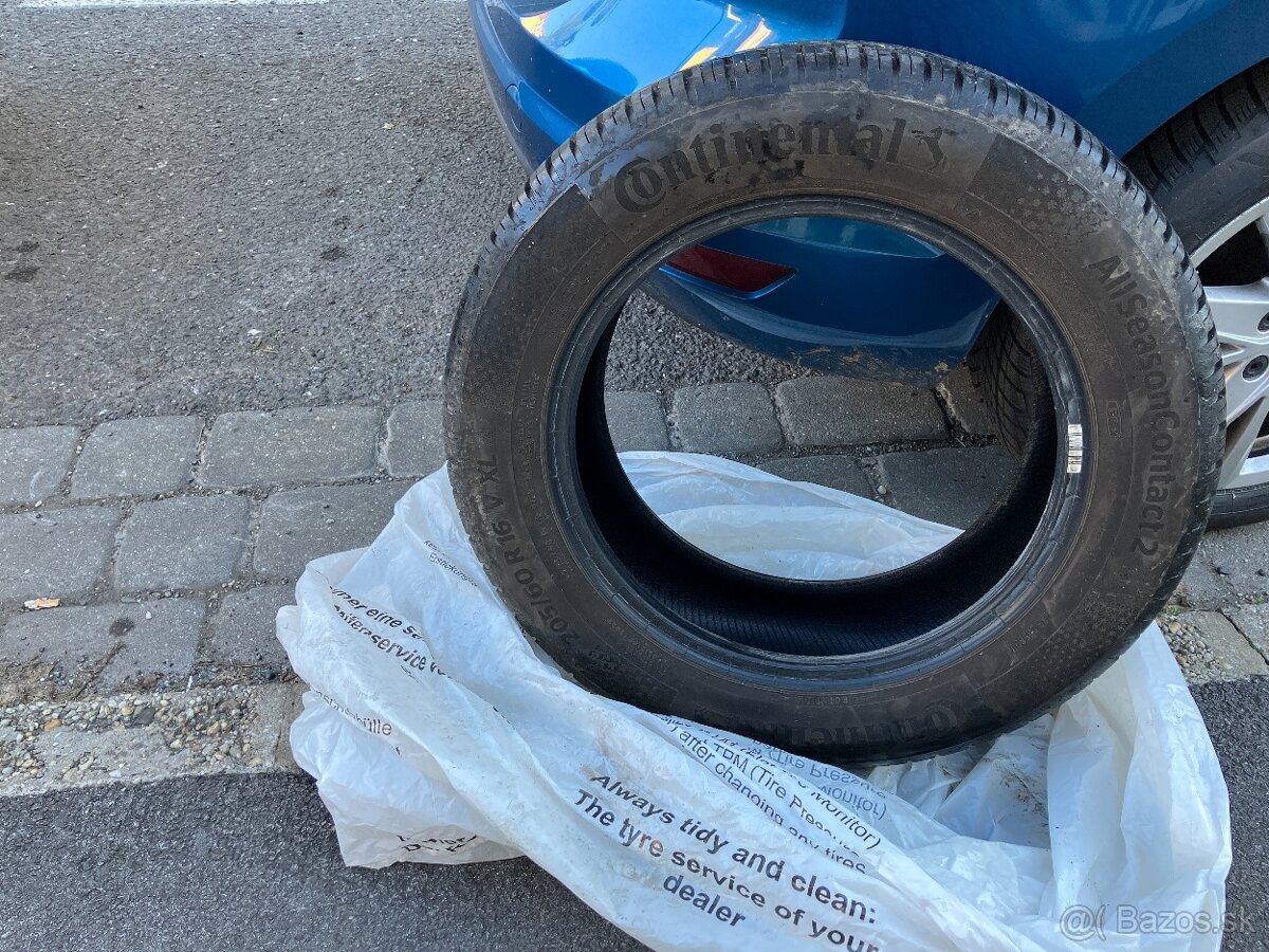 Celorocne pneumatiky Continental AllSeasonContact 2