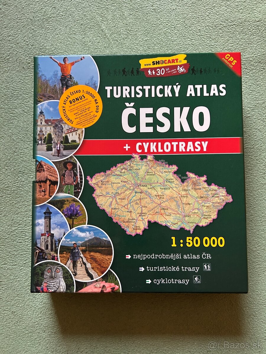 Turistický atlas Česka 1:50 000