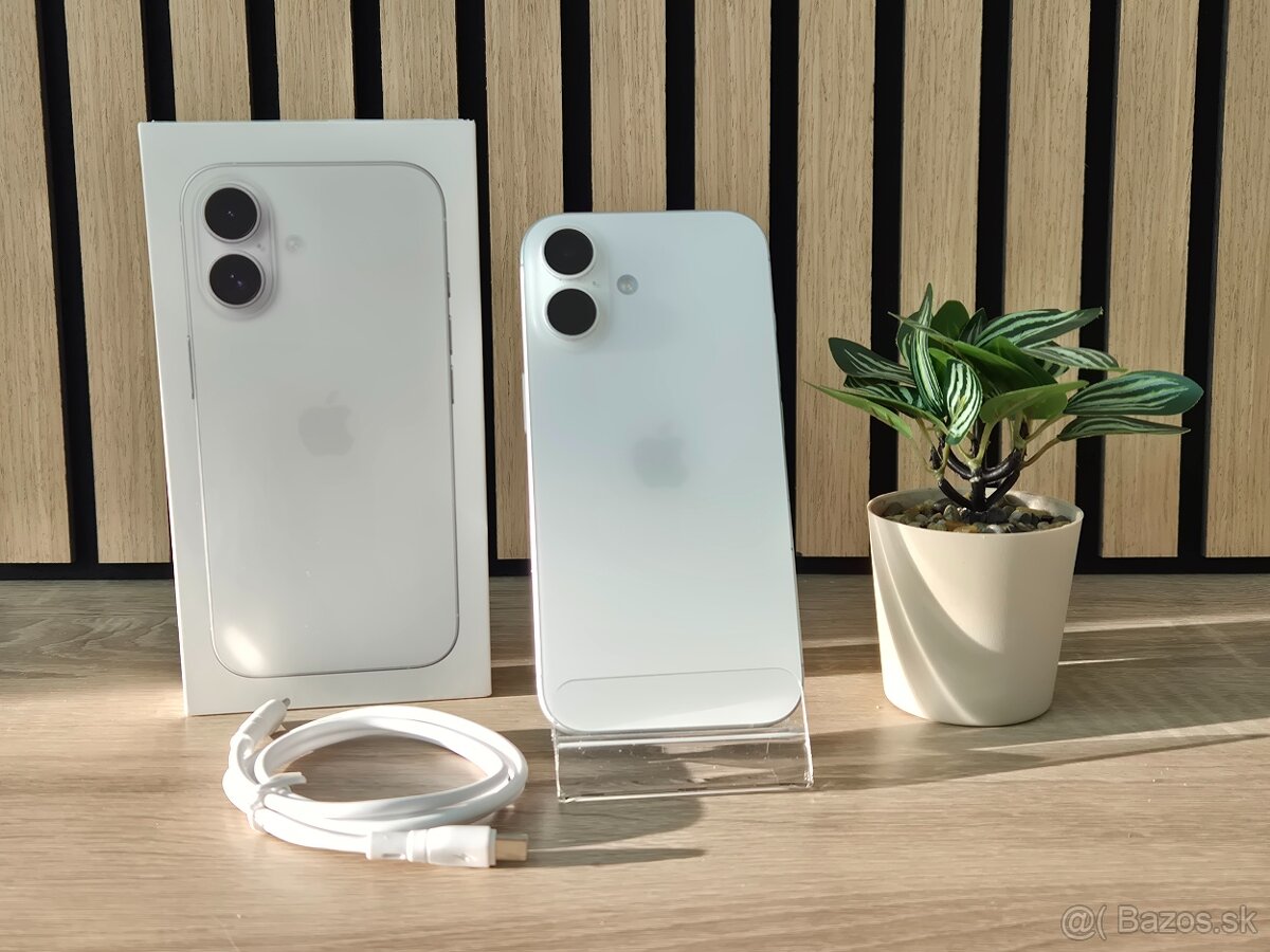 Apple iPhone 16 128GB White | ZÁNOVNÝ