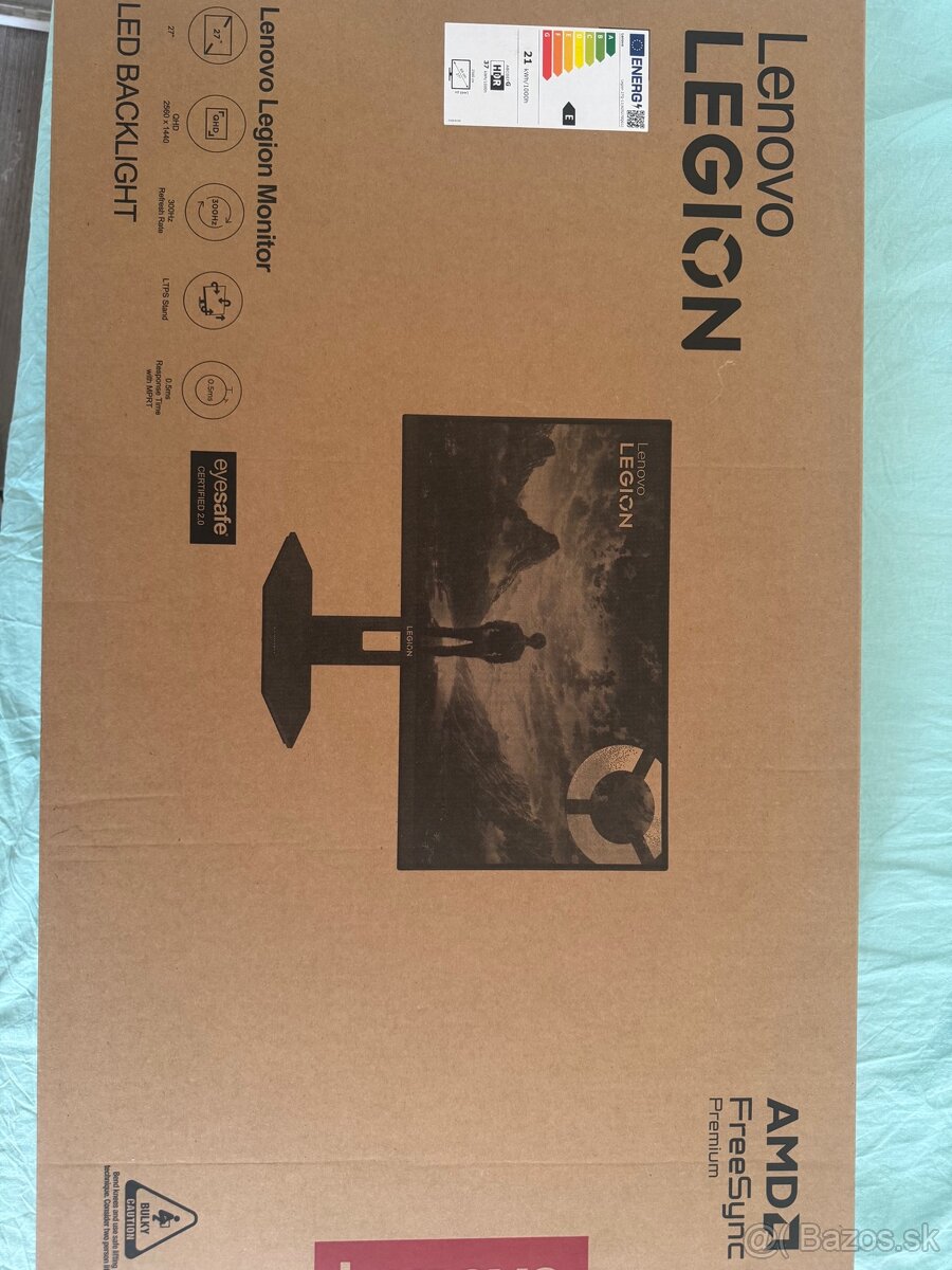 Monitor Lenovo LEGION QHD 27” 300Hz