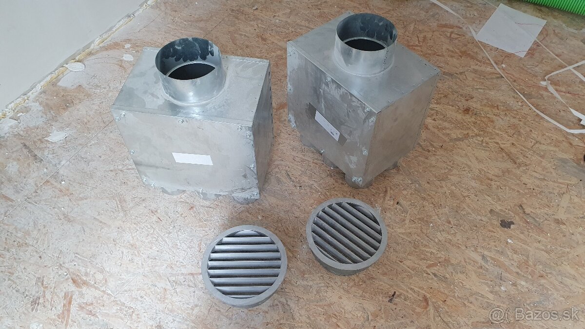 Boxy na rozvod vzduchotechniky 2ks, 1 vstup 6 výstupov