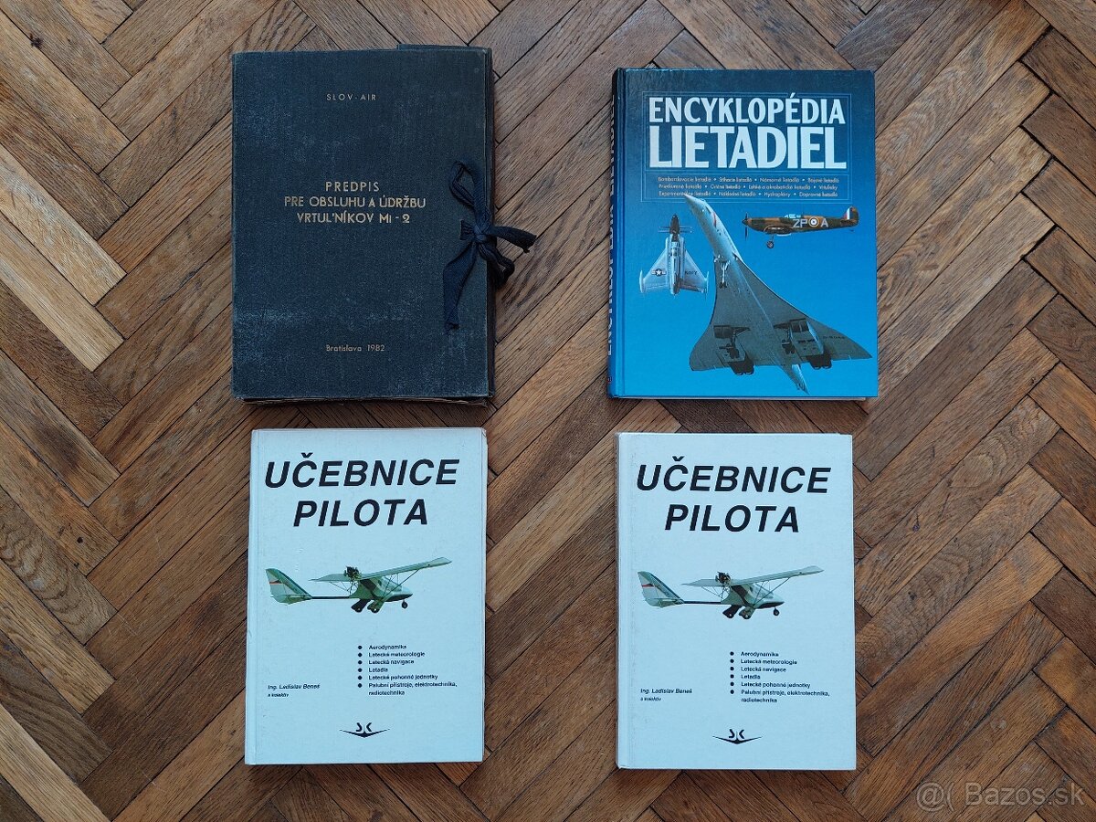 Letecké knihy lacno, kvalitná odborná literatúra
