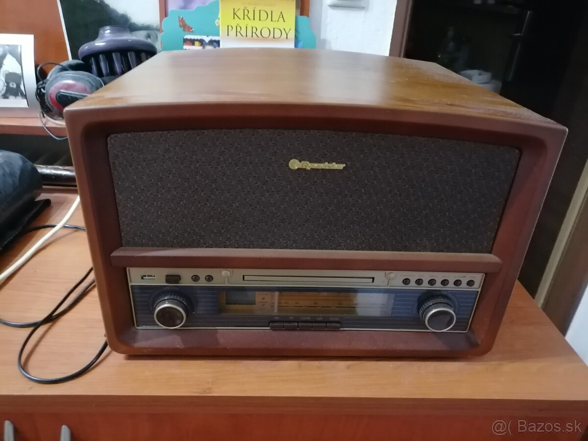 Retro radio+gramofon+cd+kazeta+usb,, ROADSTAR,, - 80€