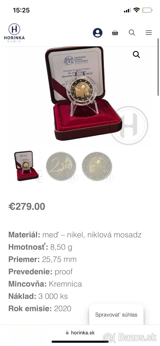 Zberateľská minca