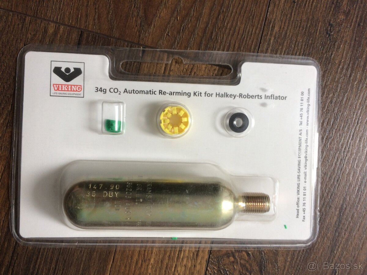 Viking náhradná naplň co2 do automatických záchranných viest
