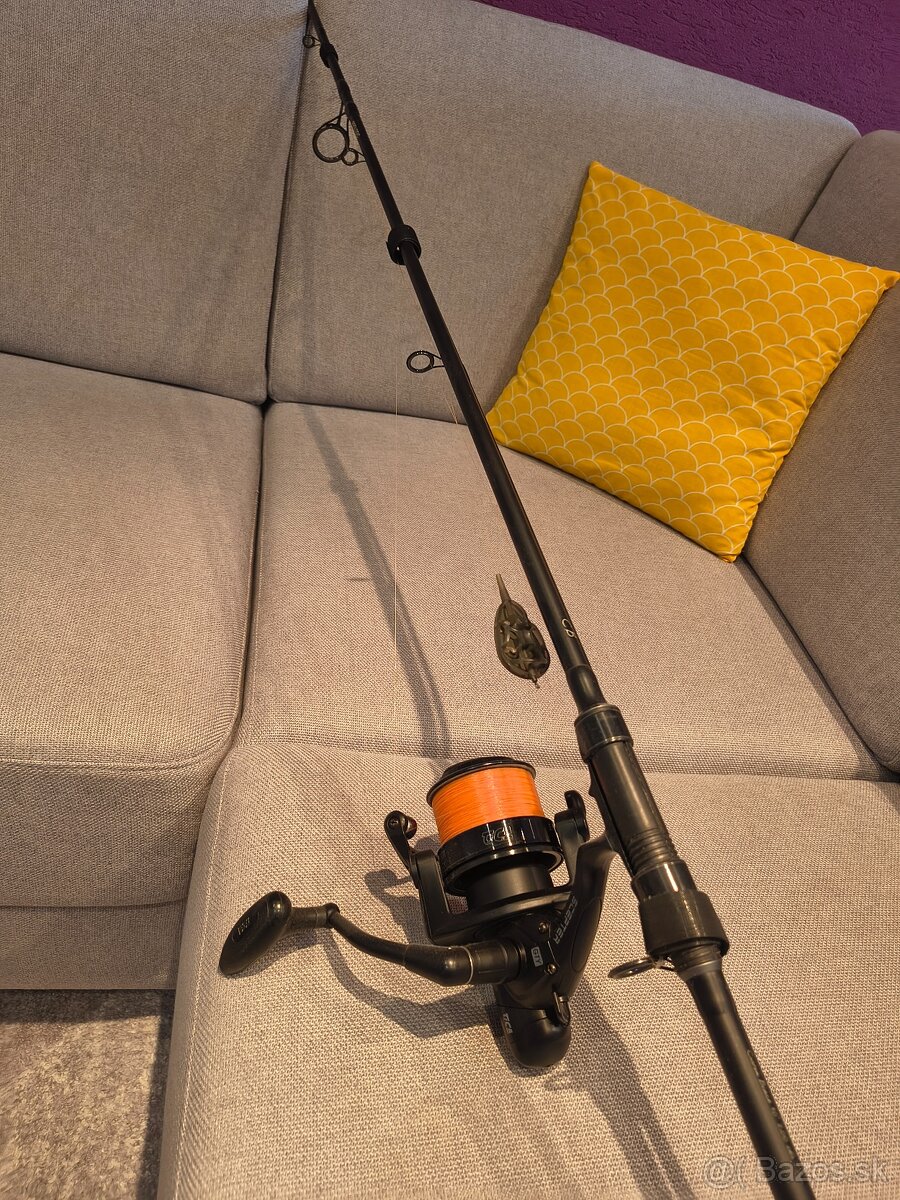 Prút Prologic 3m Custom Black , navijak Tica Scepter GTY6000