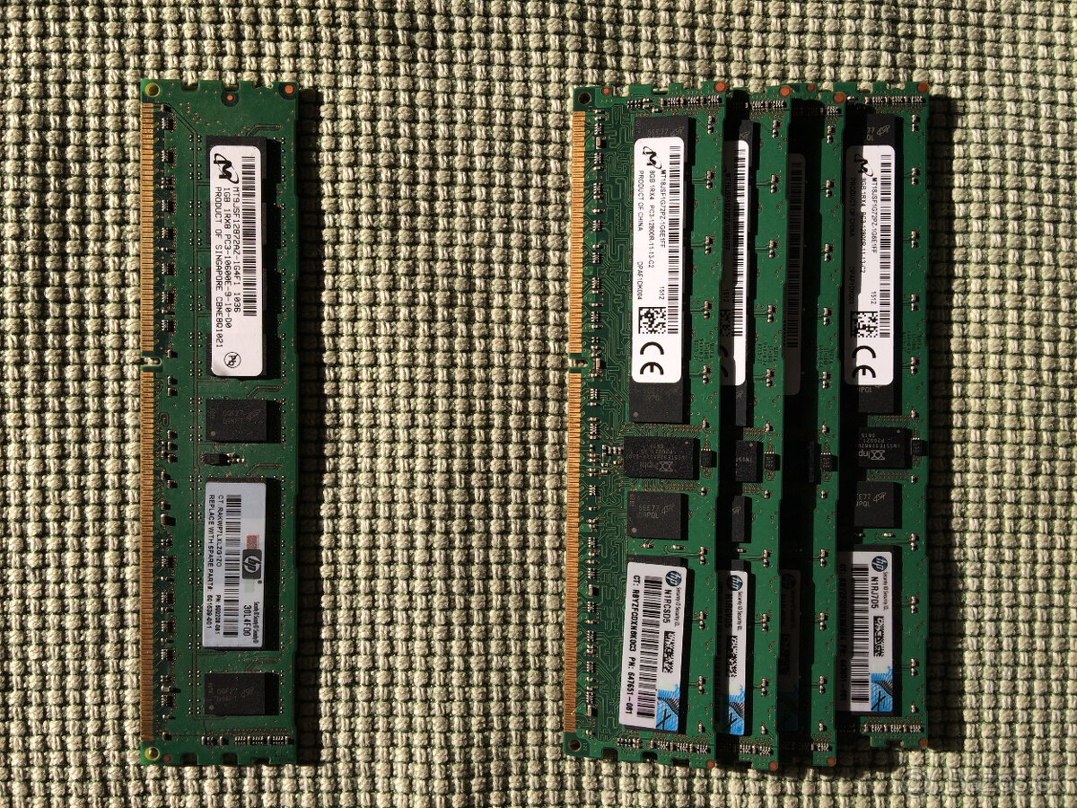 DDR3 ECC (serverové)