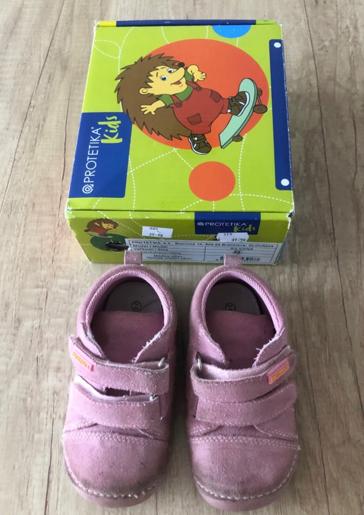 Ružové kožené barefoot topánky Protetika Silvana 24, 13.50 E