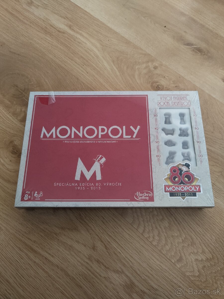 Monopoly 80 výročie špeciálna edícia