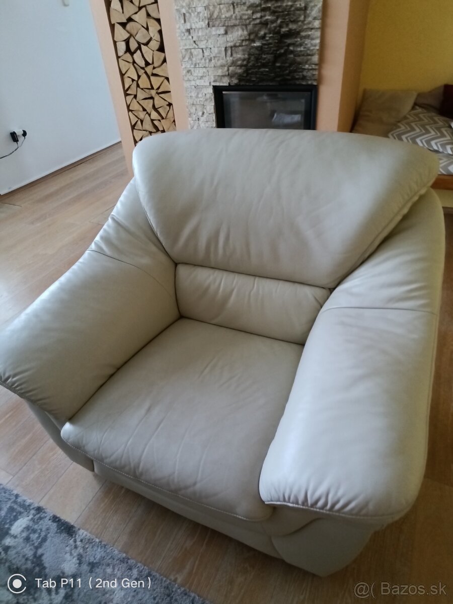 Kožená sedačka