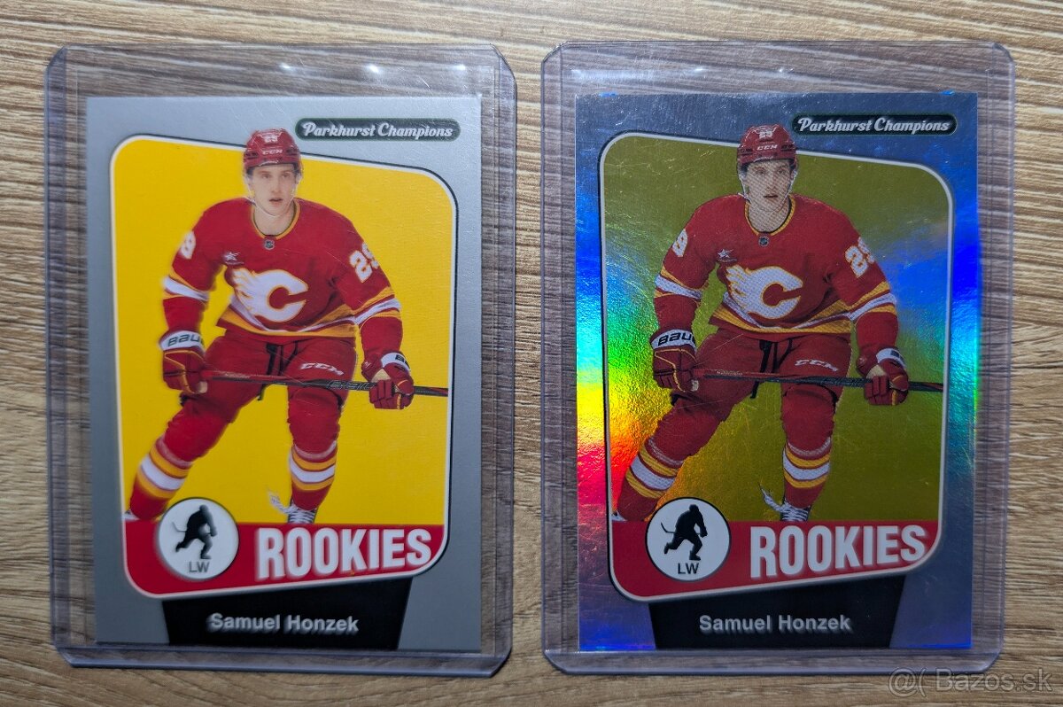 Samuel Honzek - novacikovske NHL karty