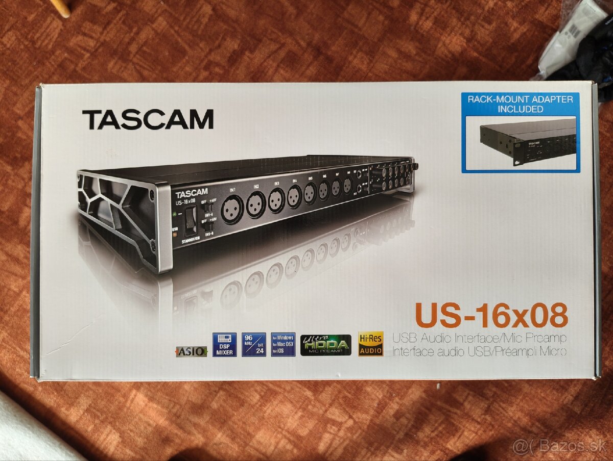 Tascam US-16x08 USB zvuková karta