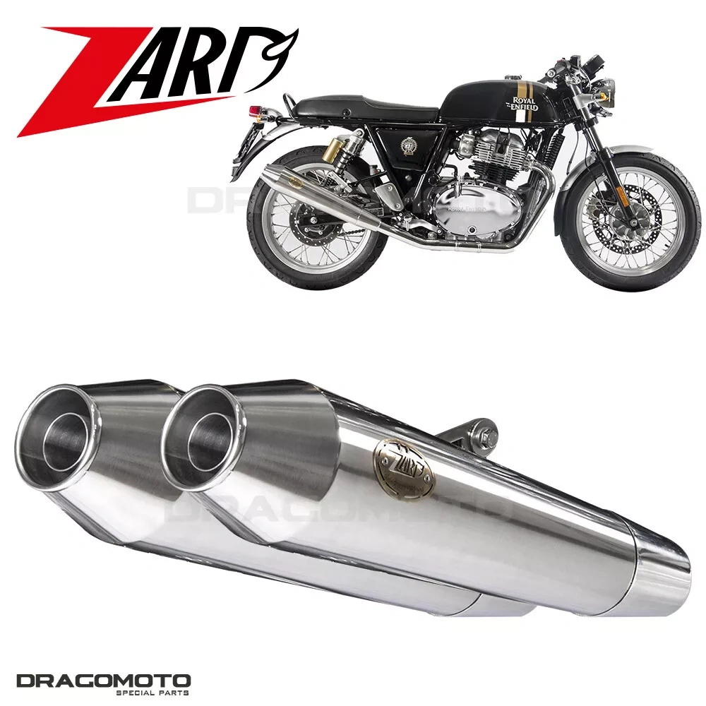 Royal Enfield koncovka výfuku ZARD IXON RACE dvojitá INT GT