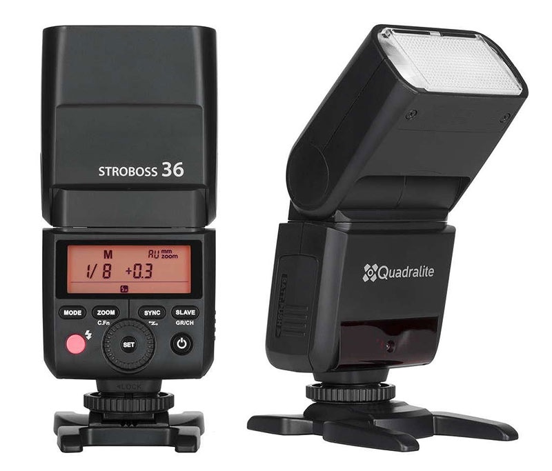 Quadralite Stroboss 36 a odpaľovač Navigation X - Panasonic