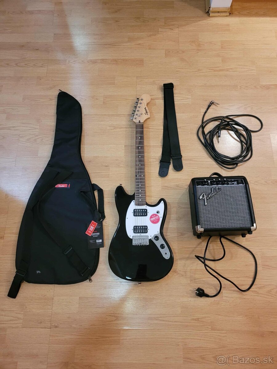 Sada Fender Squier Sonic Stratocaster Elektrická Gitara