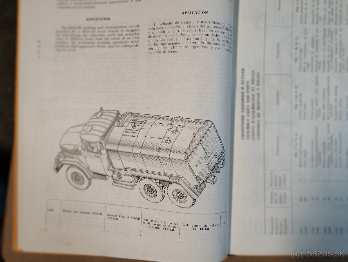 Zil 131-špeciálny katalóg ND,4 jazyčný