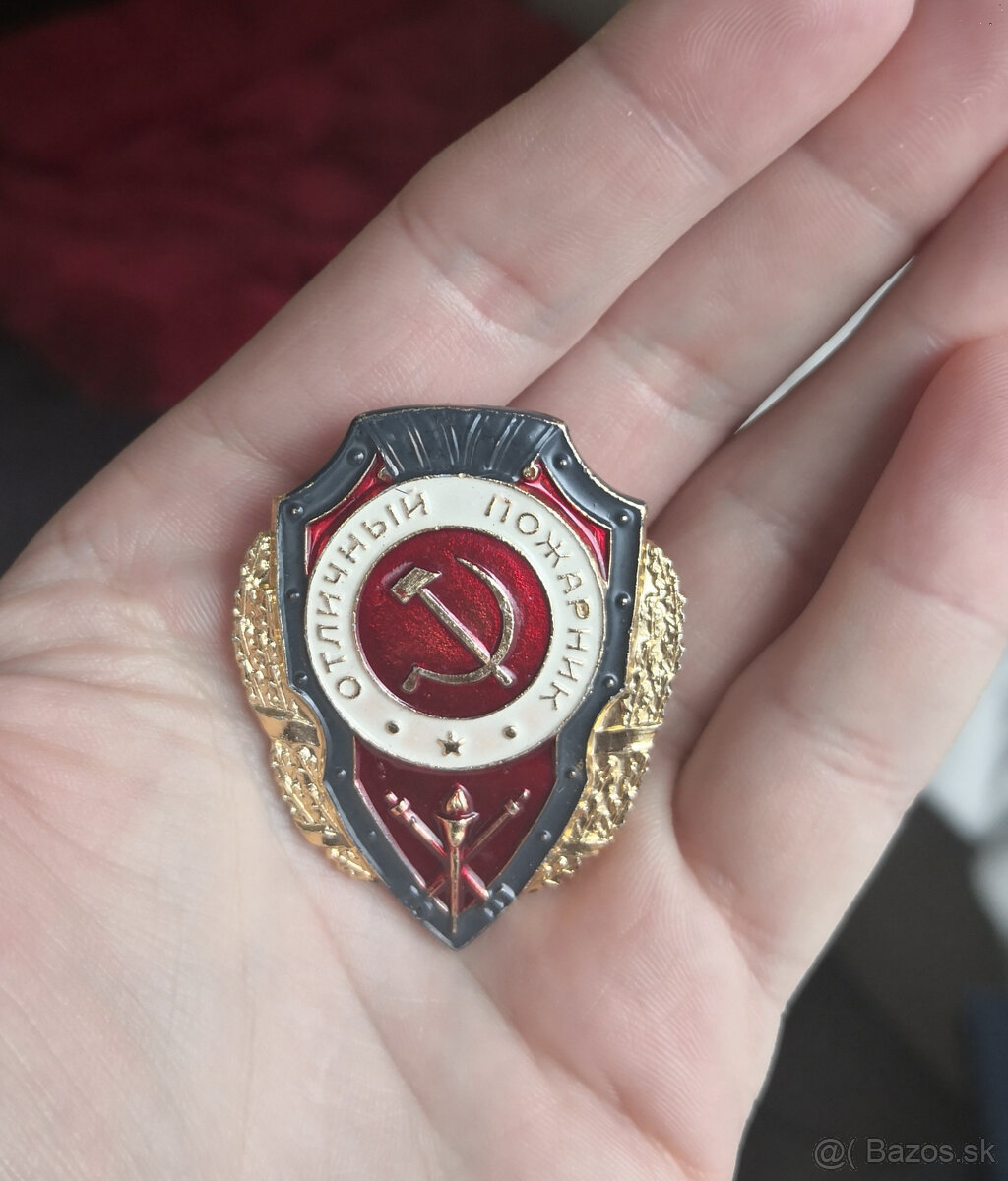 Odznak výborný hasič ZSSR