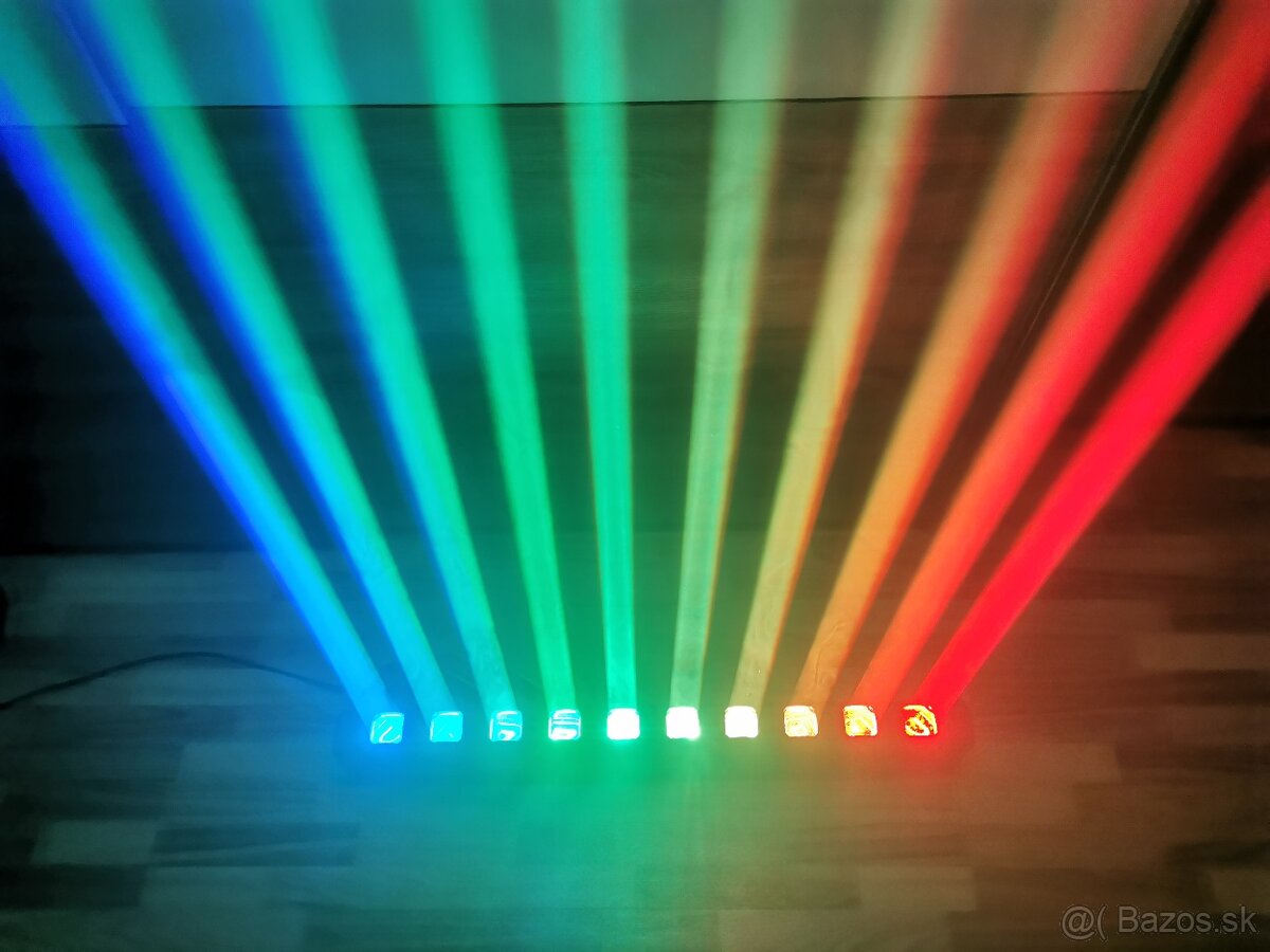 Rotačný led BAR beam RGBW 250W