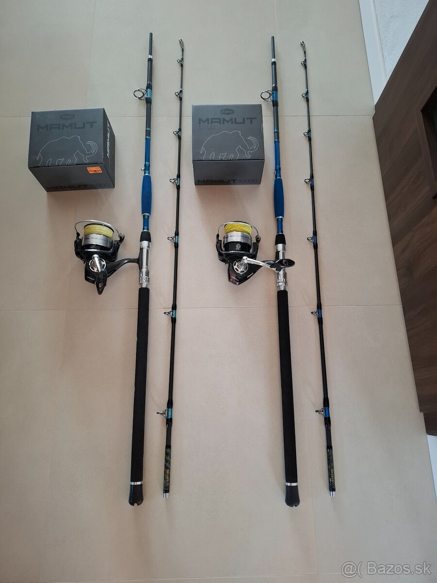 Sumcové prúty + navijaky