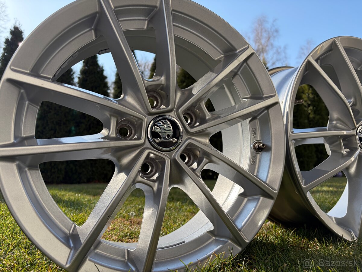 (č.3) Disky SKODA / BORBET R16 6,5J ET45 / TOP STAV
