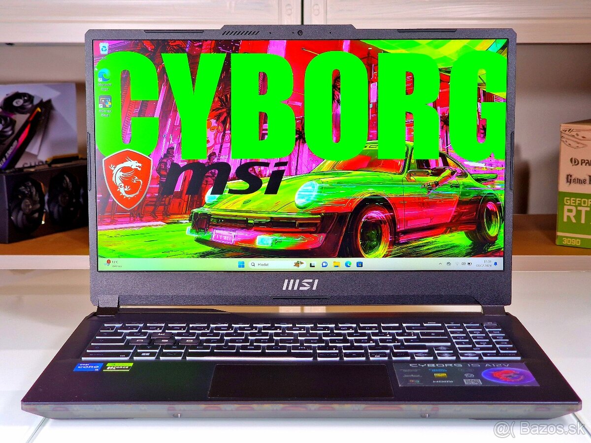 Nový herný notebook MSI CYBORG | RTX 4060 | i5-13420 | DDR5