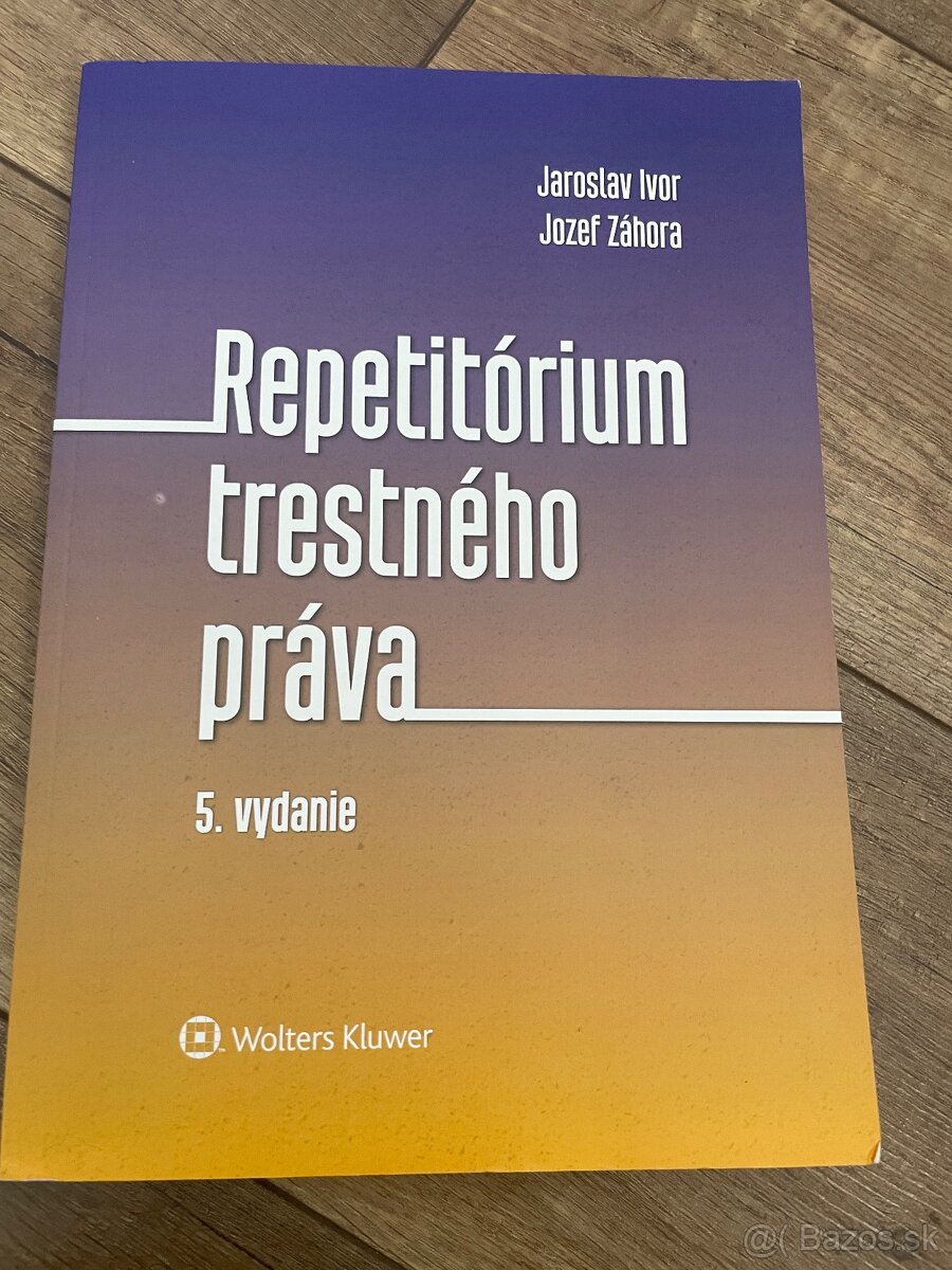 Repetitorium trestného práva