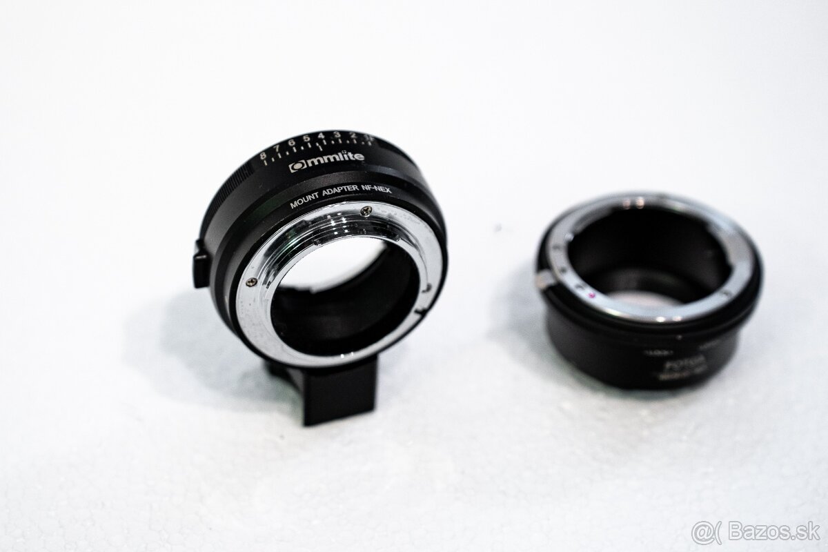 Redukčné krúžky Nikon-Sony