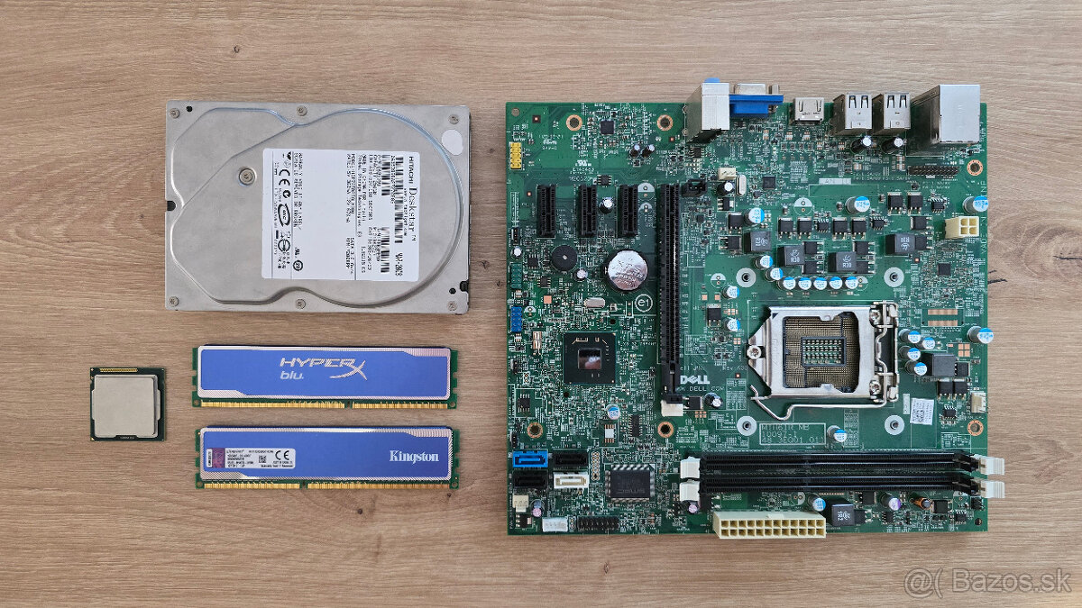 Základná doska, procesor, RAM, HDD