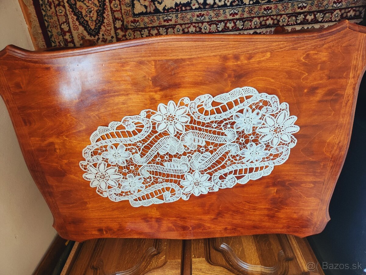 1. Krásna maslová jemná macrame dečka zdobená kvetmi 30x60