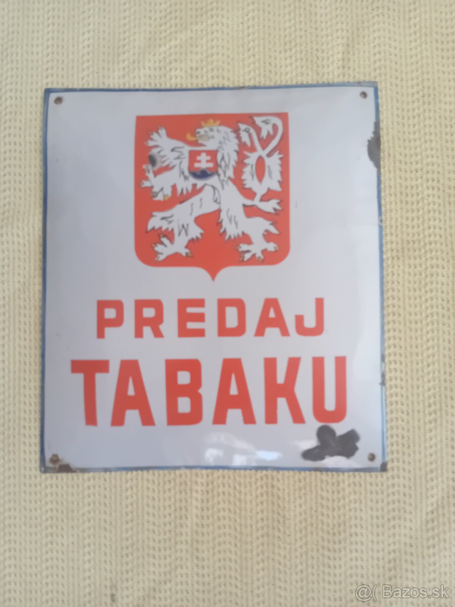 Tabuľa PREDAJ TABAKU