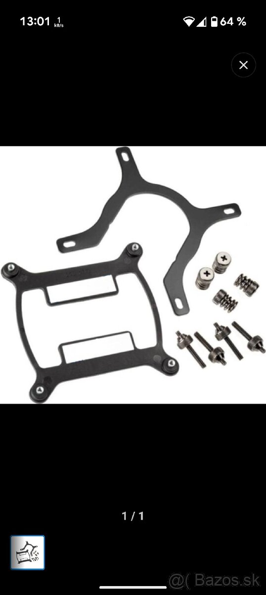 NZXT socket LGA 1700 Mounting Bracket Kit for Kraken 120