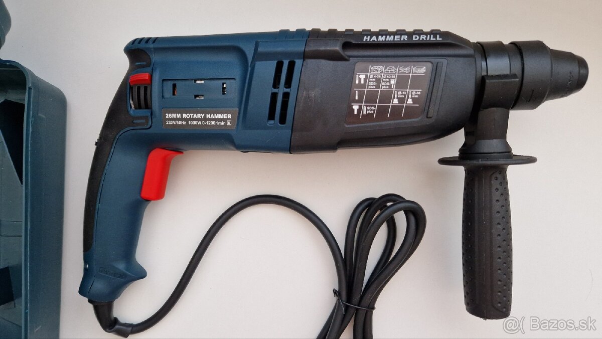 Príklepová vŕtačka do betónu 1000 W