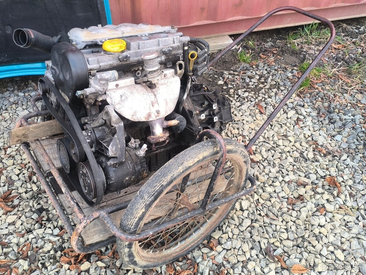 Motor X14XE + prevodovka
