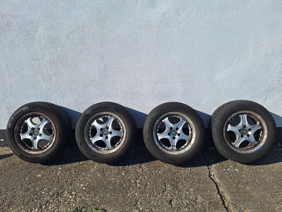 Alu disky R15 5x100 - zimné 195/65R15